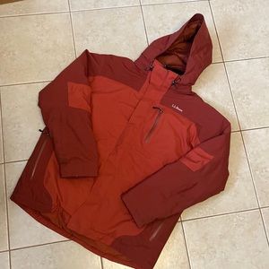 Ll bean jacket beautiful jacket has couple stains on one sleeve!